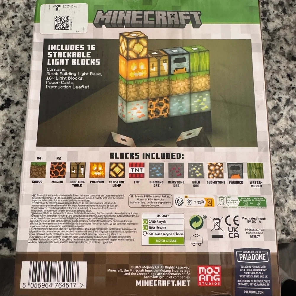 adidas Minecraft Stackable Light Blocks - Picture 2 of 2